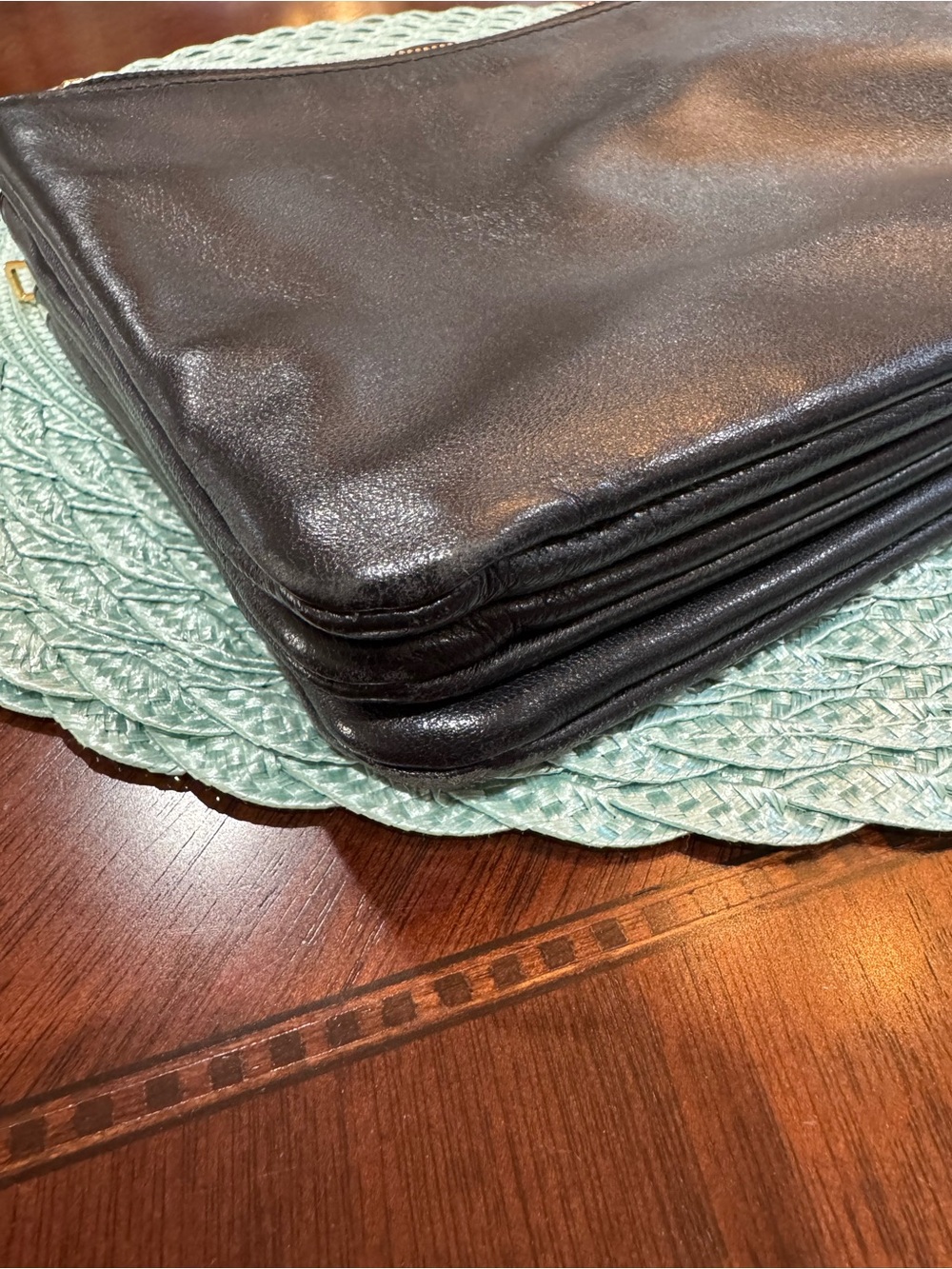 Celine Black Leather Trio Bag - Picture 5 of 8